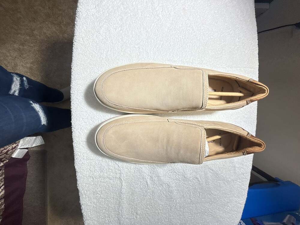 Johnston & Murphy Men's Bowling Moc Toe Venetian Slip-On Sneakers
